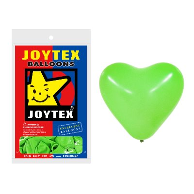 30센치 하트 파스텔 라임그린(조이)100개